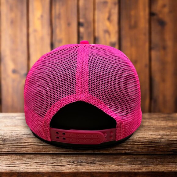 Dump Your Republican Boyfriend Mens Trucker Hat Pink Political Feminist Ball Cap - Picture 2 of 4